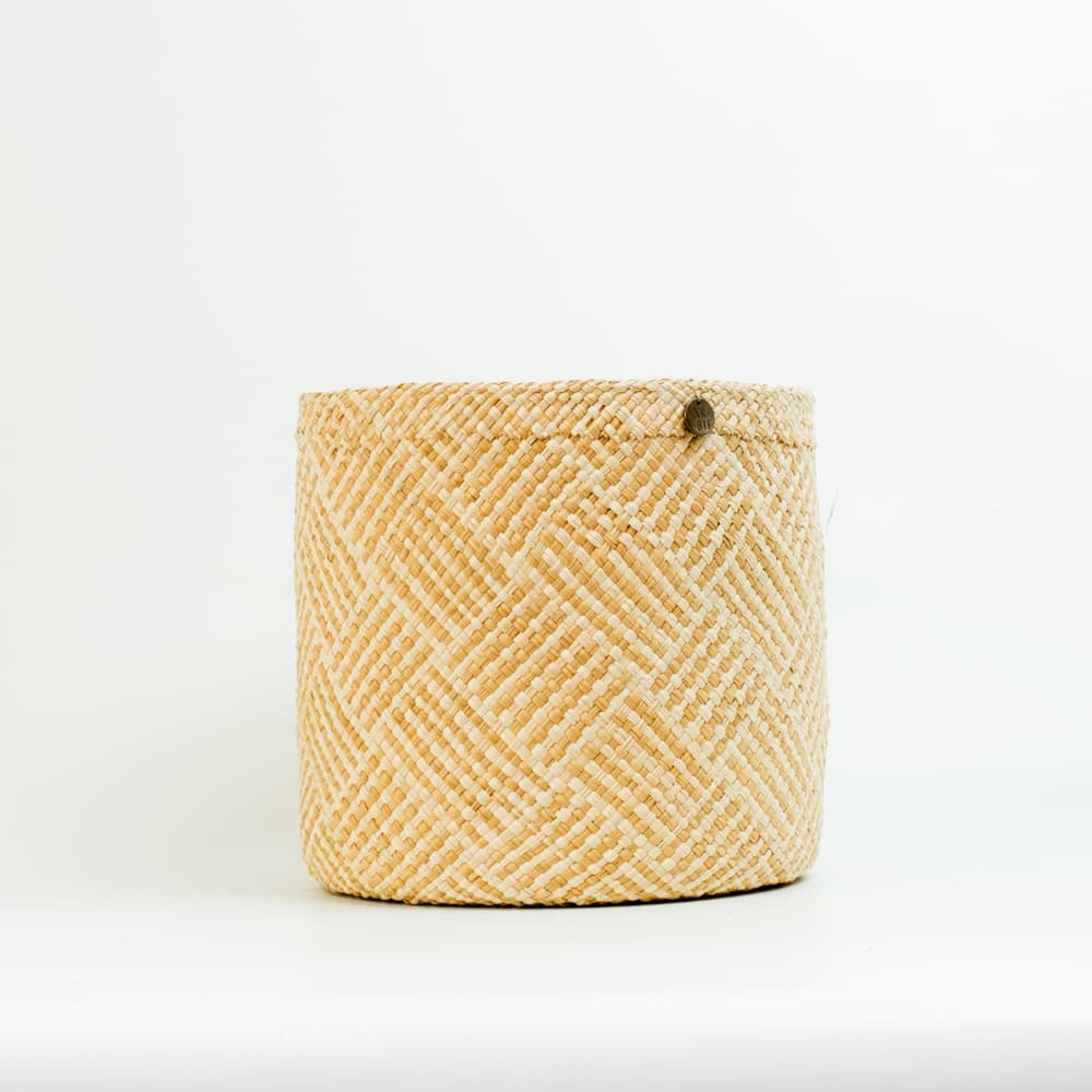 Canasto Iraca Cuadros - Imagen 5