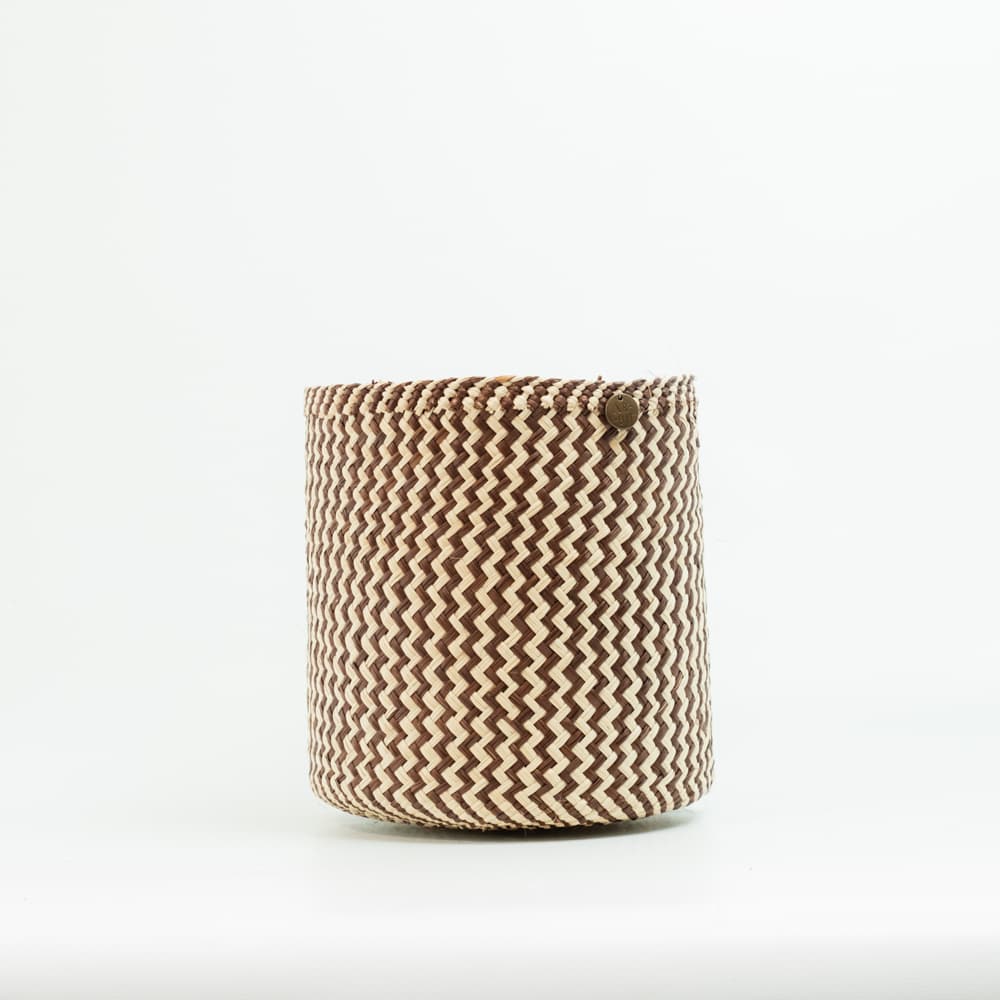 Canasto Iraca Zigzag - Imagen 5