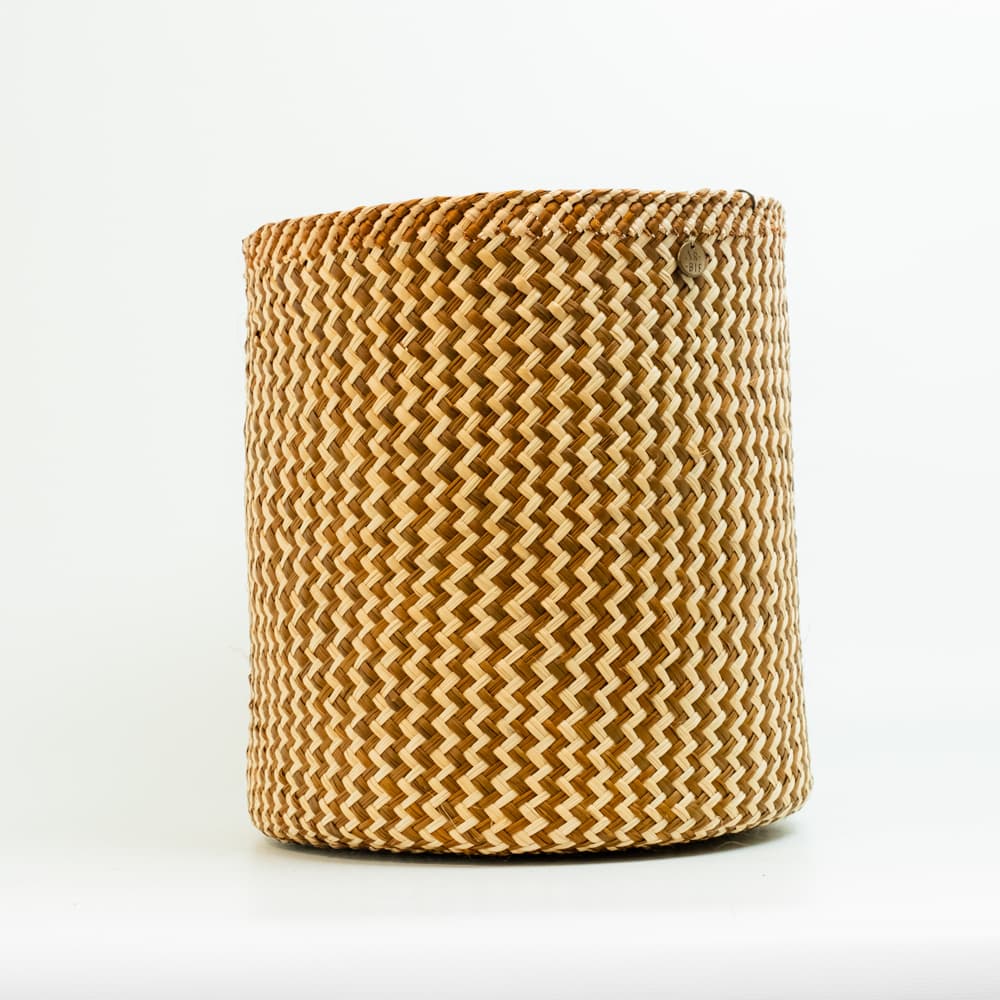 Canasto Iraca Zigzag - Imagen 6