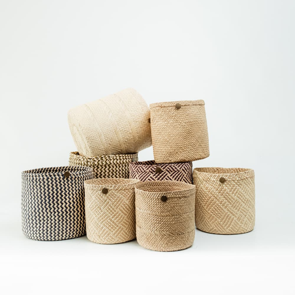 Canasto Iraca Cuadros - Imagen 17